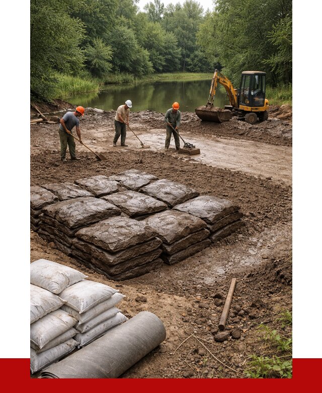 Купить глину для пруда в Соликамске от 4637 р. с доставкой | ПРОНЕРУДСлк