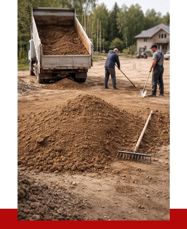 Суглинок для планировки в Соликамске с доставкой от 4328 р. | ПРОНЕРУДСлк