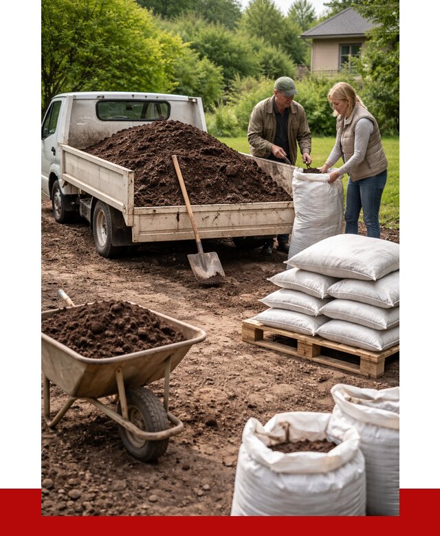 Перегной в мешках с доставкой в Соликамске от 2267 р. | ПРОНЕРУДСлк