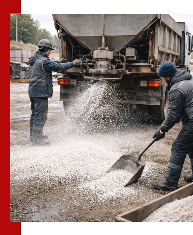 Доставка и продажа хлористого кальция в Соликамске