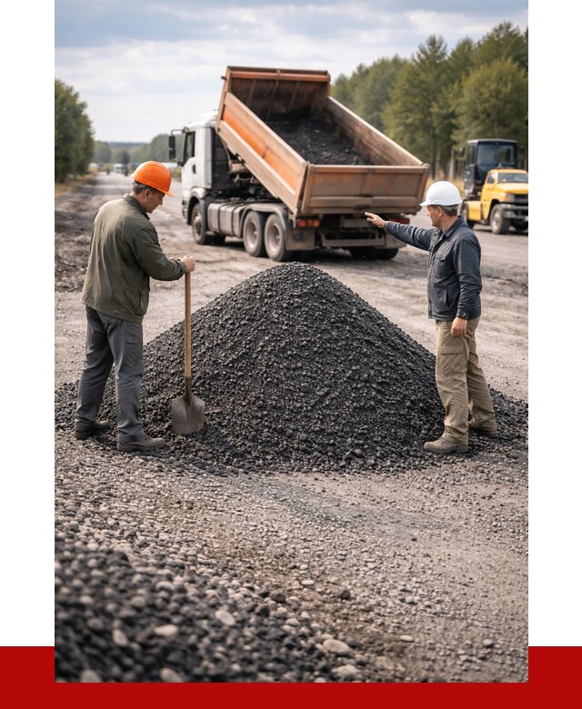 Купить асфальтовую крошку для дорог в Соликамске от 4328 р. | ПРОНЕРУДСлк