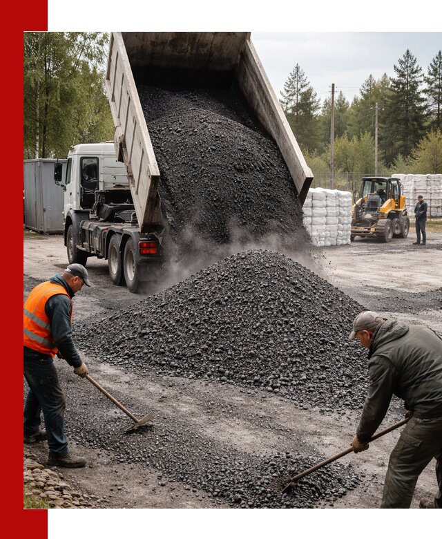 Доставка и продажа асфальтного гранулята в Соликамске