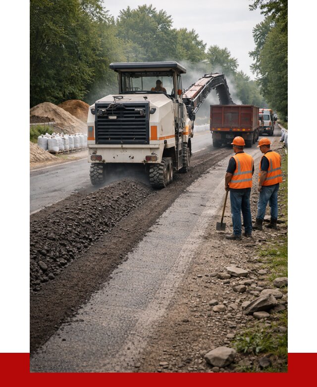 Фрезерованный асфальт в Соликамске от 2267 р./куб. | ПРОНЕРУДСлк
