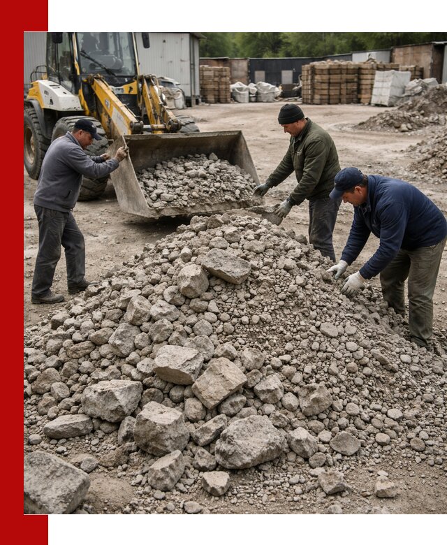 Демонтаж и вывоз бой бетона в Соликамске