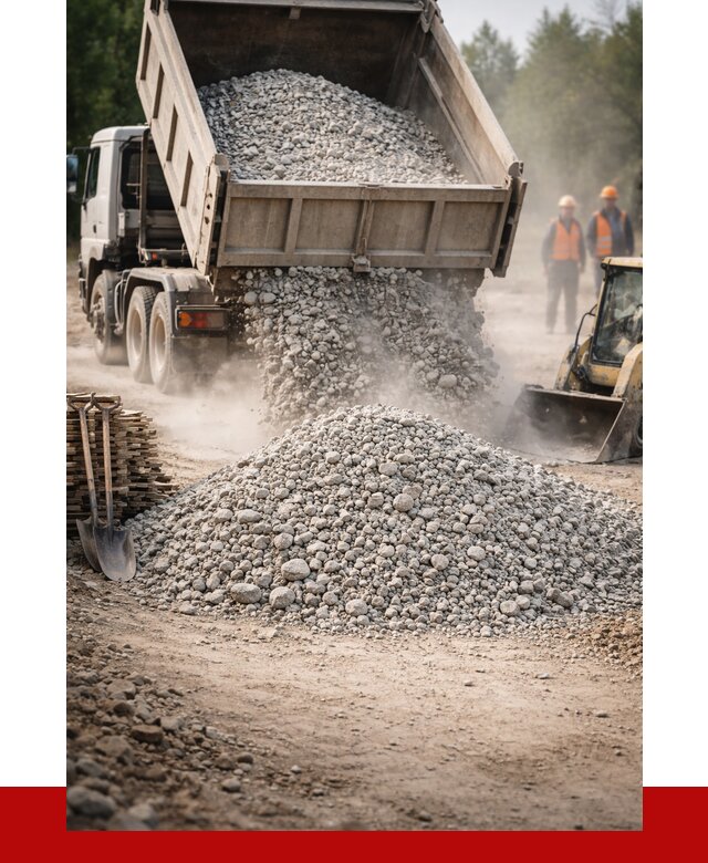 Купить дробленый бетон в Соликамске от 1752 р./куб | ПРОНЕРУДСлк