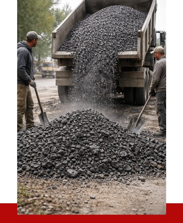 Дробленый асфальт в Соликамске от 2885 р. с доставкой | ПРОНЕРУДСлк