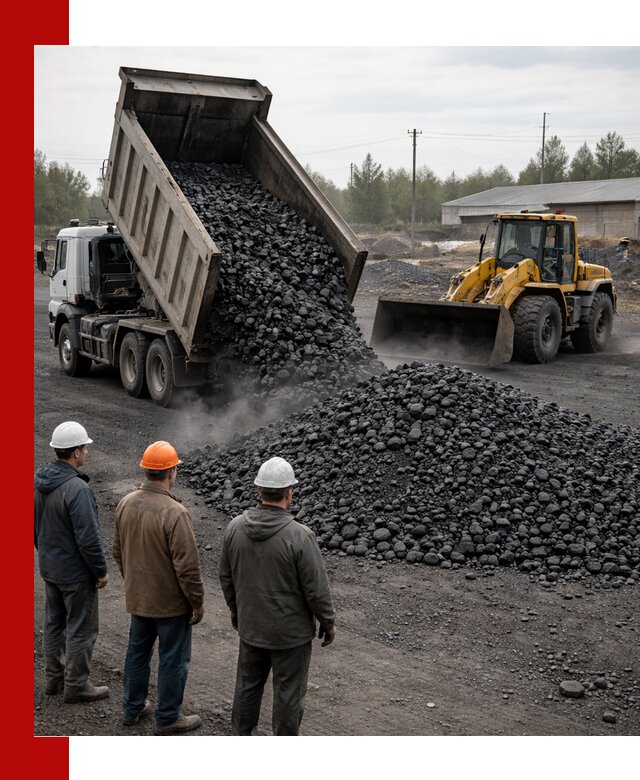 Доставка угля антрацита в Соликамске с самосвалами и погрузкой