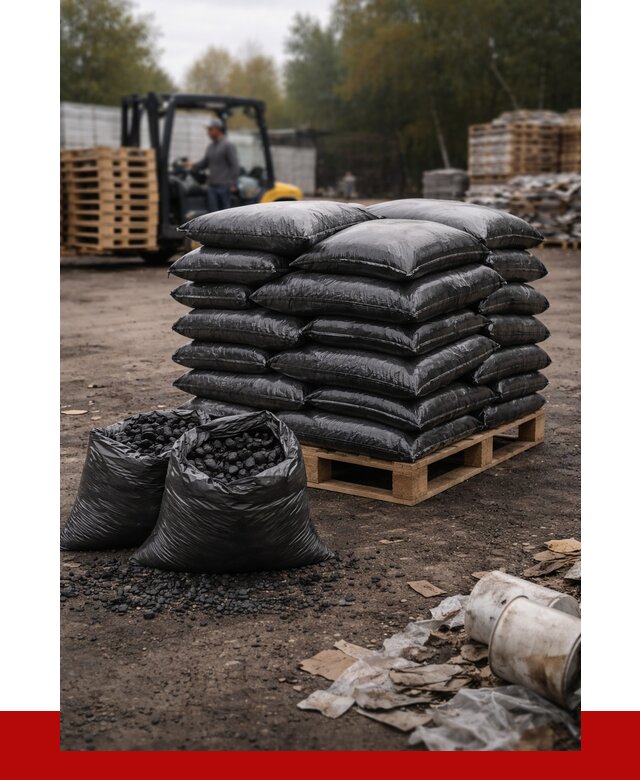 Купить уголь в мешках с доставкой в Соликамске от 7729 р. | ПРОНЕРУДСлк