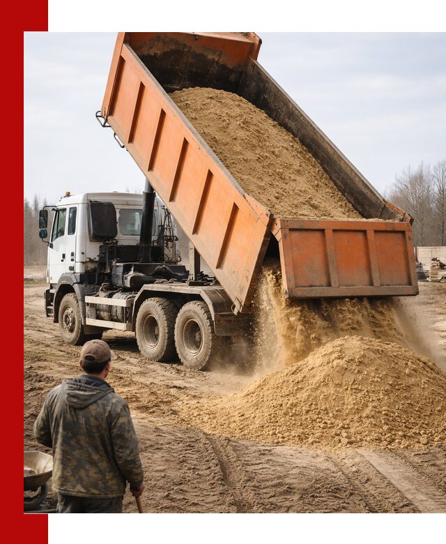 Аренда самосвала 20 тонн для перевозки грузов в Соликамске