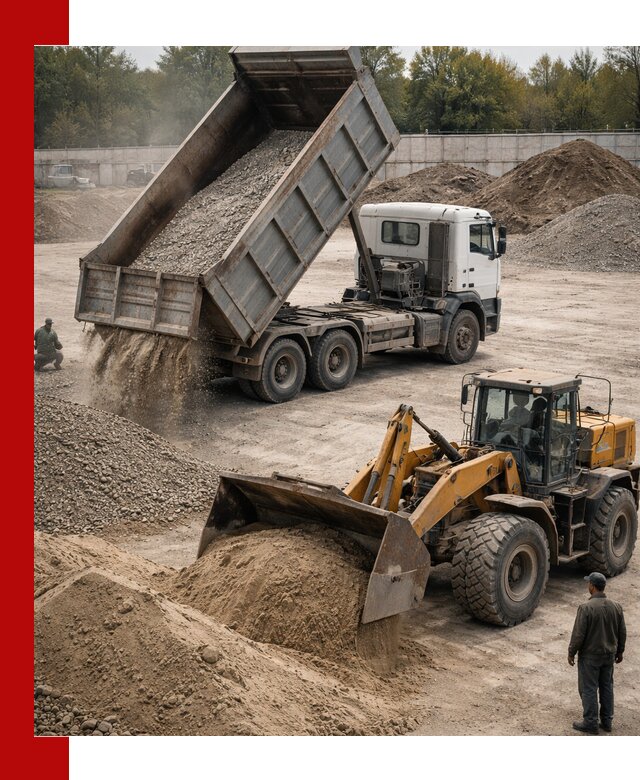 Перевозка сыпучих грузов самосвалами и бортовыми в Соликамске