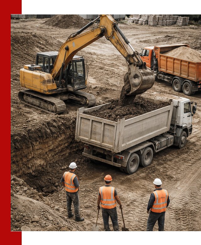 Разработка грунта для строительства и благоустройства в Соликамске