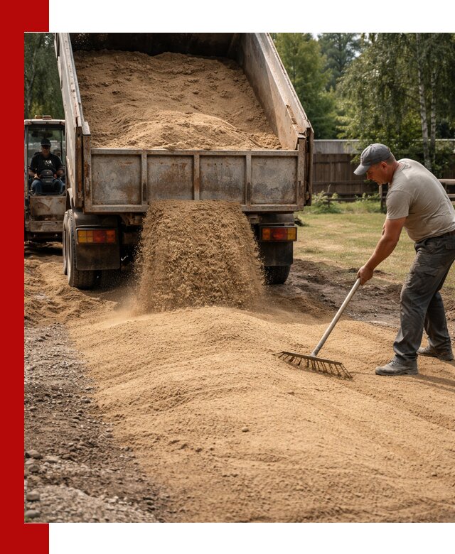 Отсыпка участка песком в Соликамске быстро и качественно