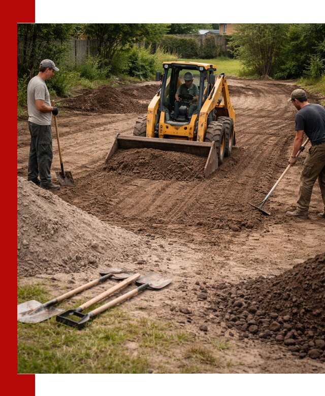 Планировка участка грунтом с вывозом и доставкой в Соликамске