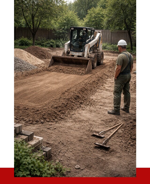 Выравнивание участка под ключ в Соликамске от 3607 р. | ПРОНЕРУДСлк